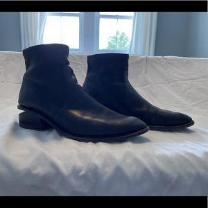 Alexander Wang Kori Rhodium Sock Booties